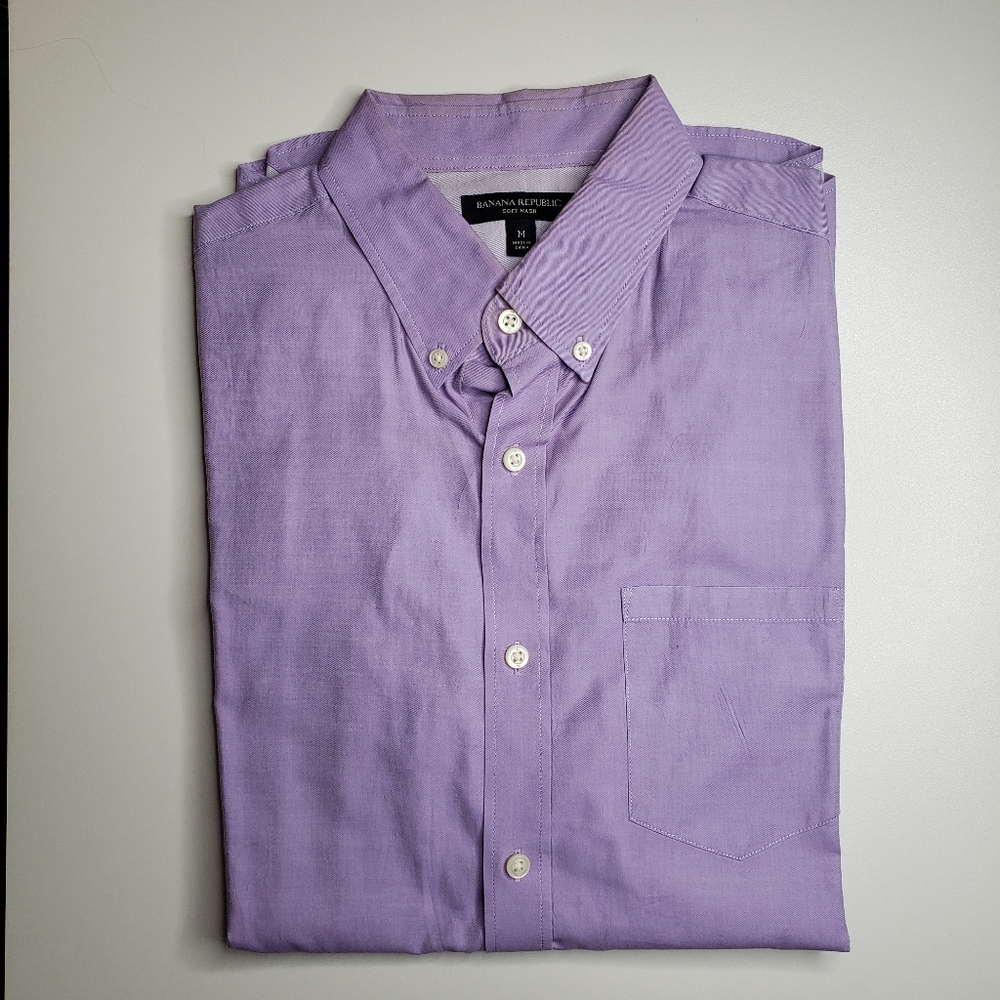 Men's BANANA REPUBLIC Dress Shirt. M